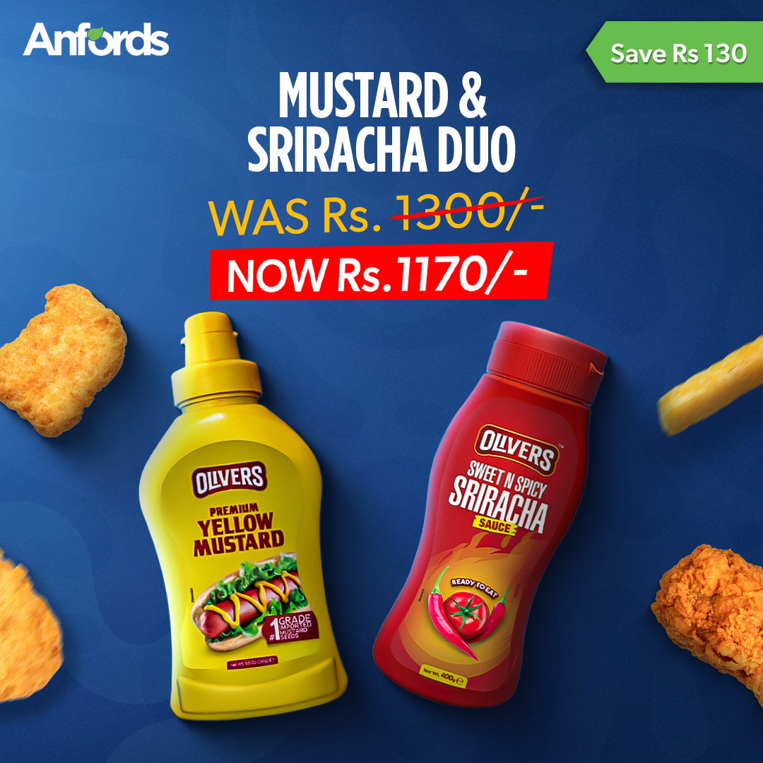 Mustard & Sriracha Duo