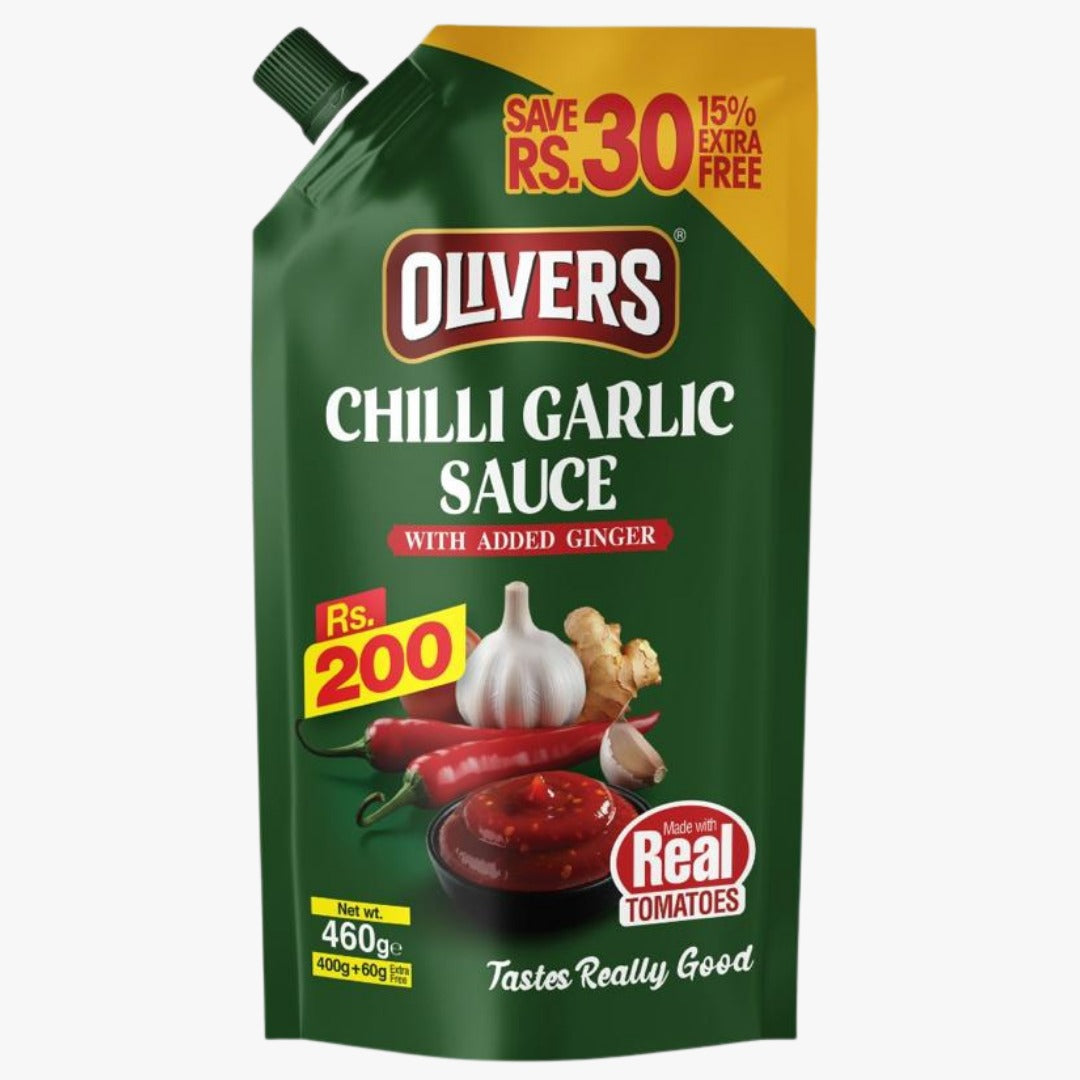 Olivers Garlic Sauce 460gm