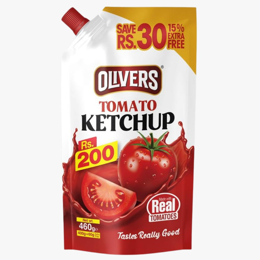 Olivers Ketchup 460gm